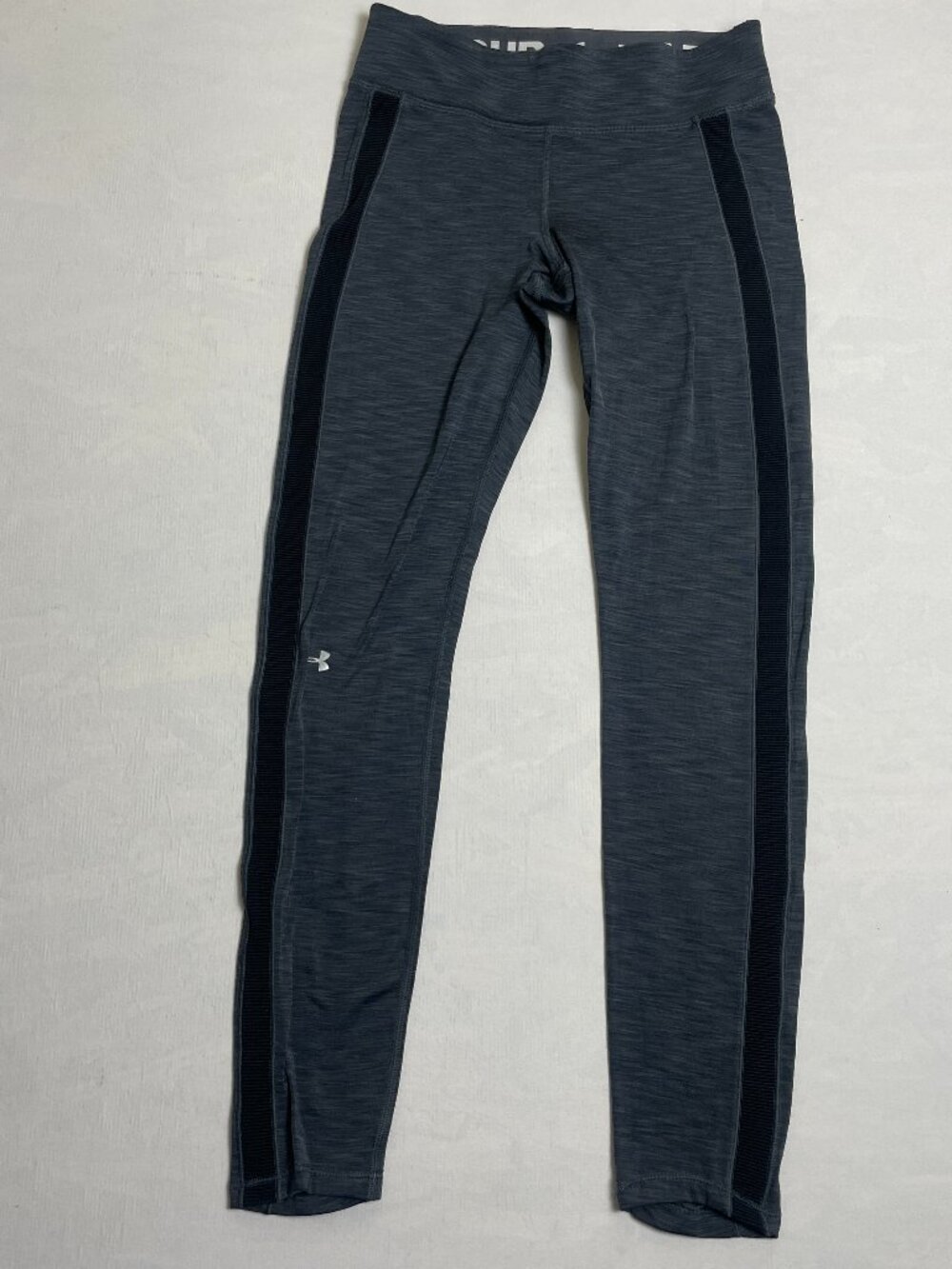 Under Armour Leggings Womens XS Gray HeatGear Compression High Waist Running